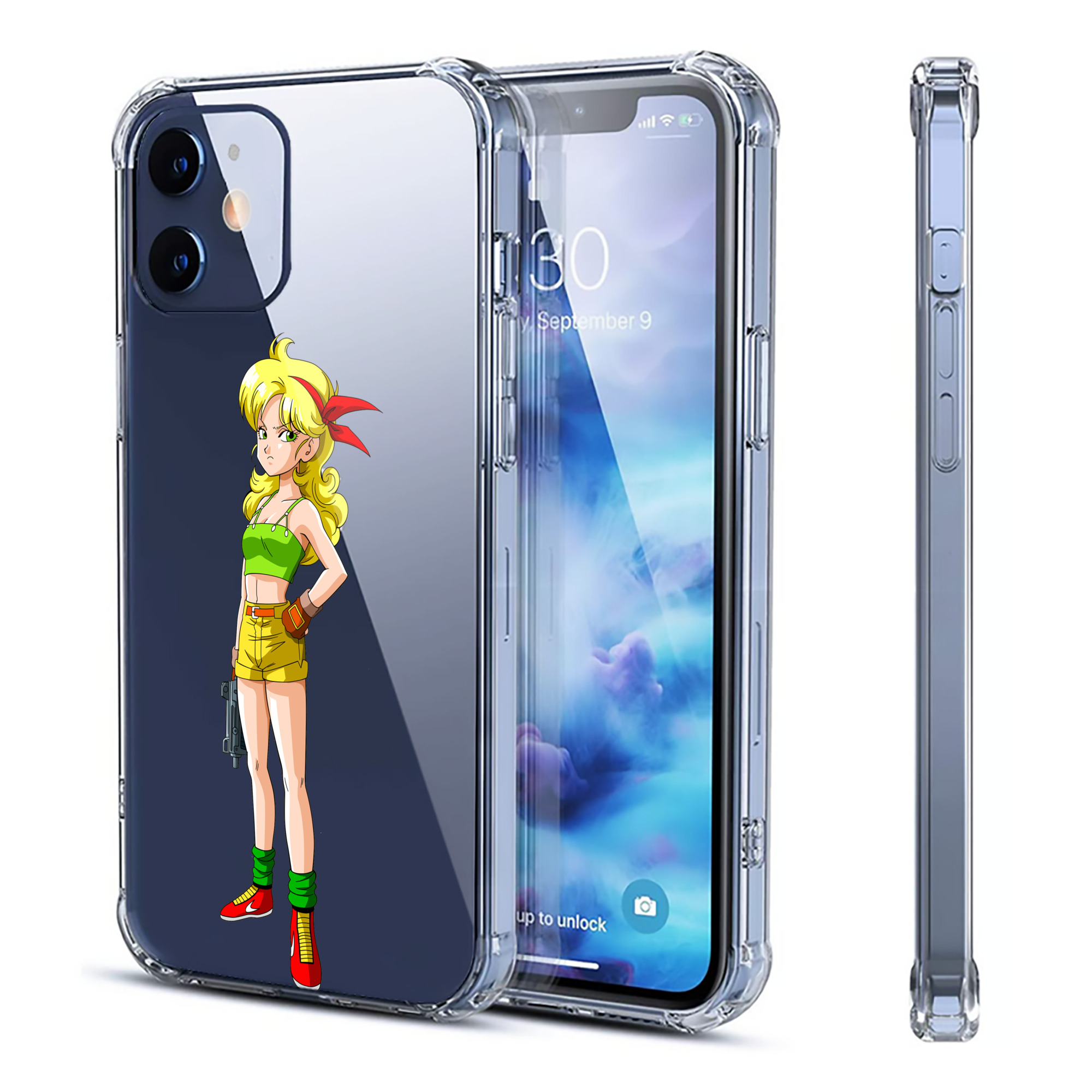 （画像用） ドラゴンボール DRAGON BALL 【iPhone 12シリーズ対応】透明スマホケース（クリアソフトケース）